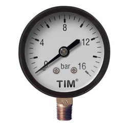 Манометр Радиальный TIM (16 бар, 1/4")