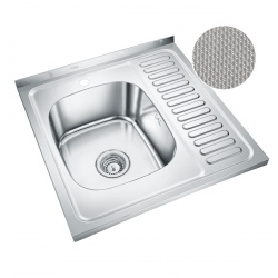 Кухонная мойка EMAR T-6060LQ Decor из Нержавейки Накладная