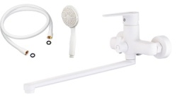 Смеситель для ванны RUSANT LUX Белый, Картридж D35 Арт.RV1823515-096-600L
